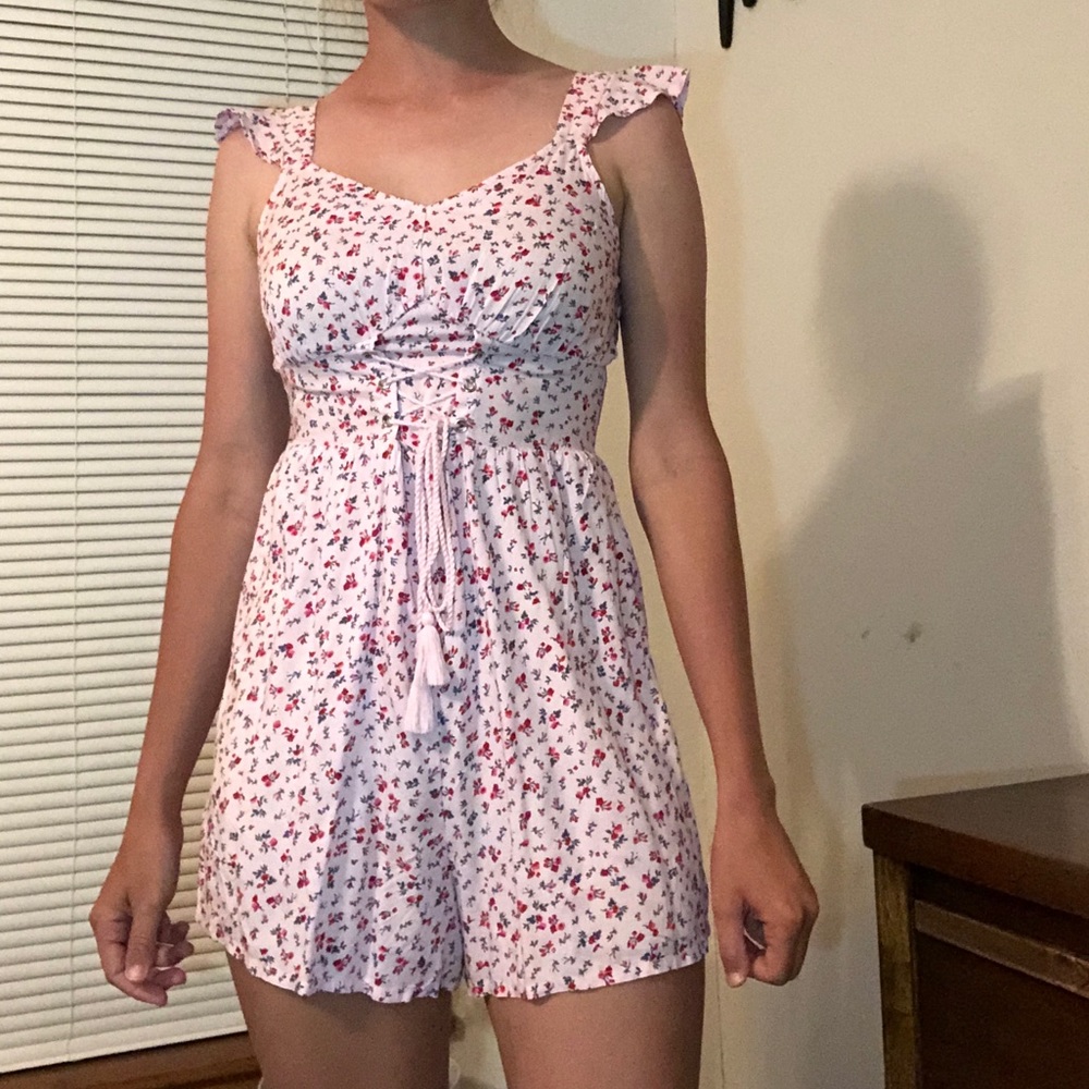 light pink romper